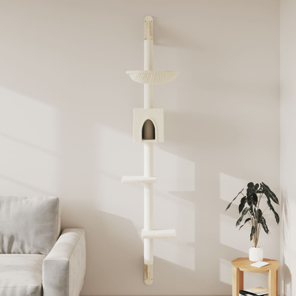 Väggmonterat Klösträd Med Klöspelare 187 Cm