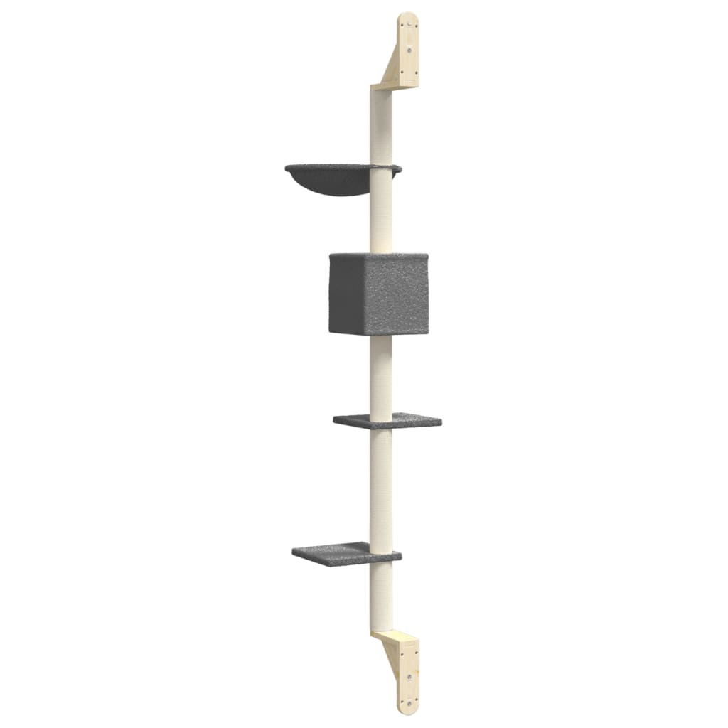 Väggmonterat Klösträd Med Klöspelare 187 Cm