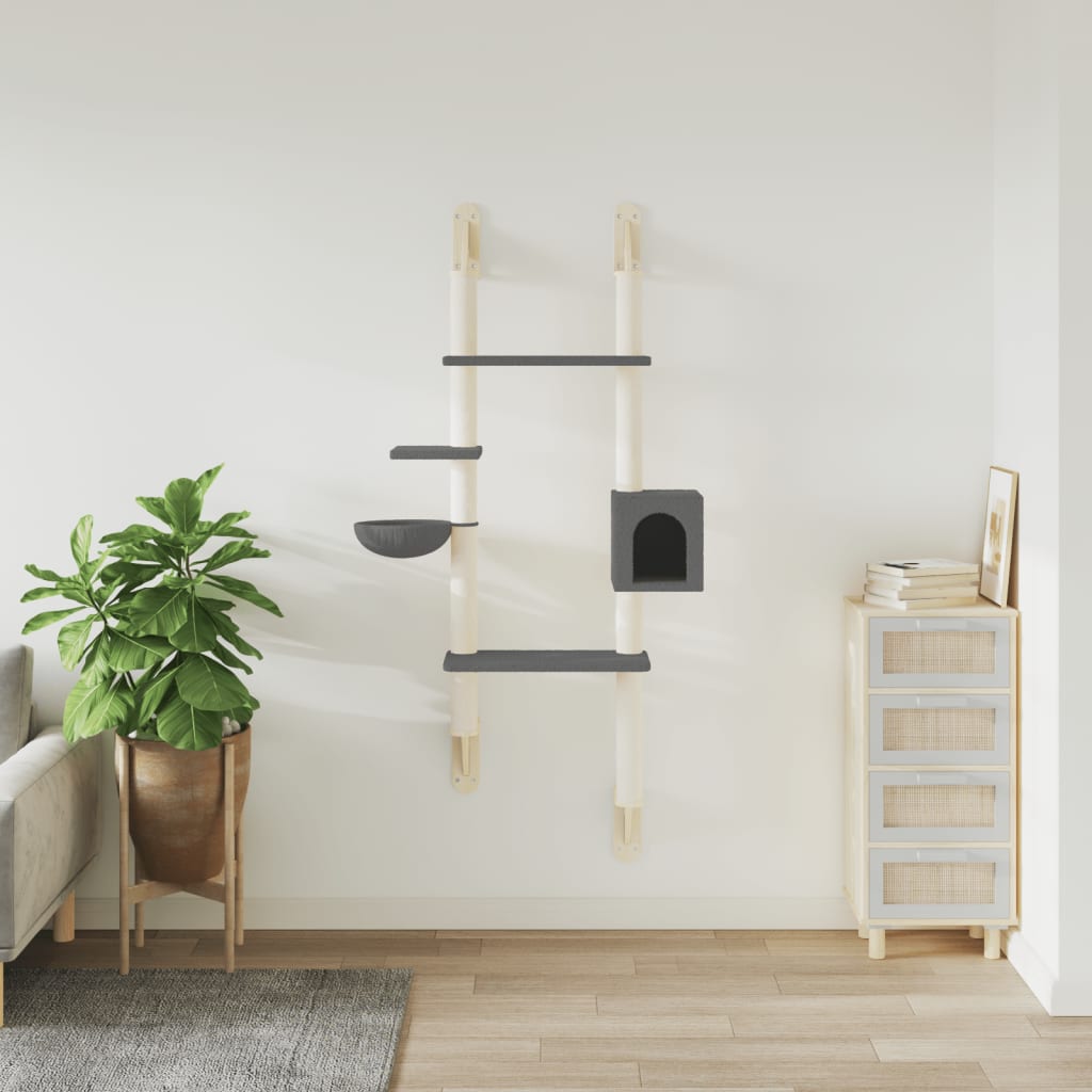 Väggmonterat Klösträd Med Klöspelare 180 Cm